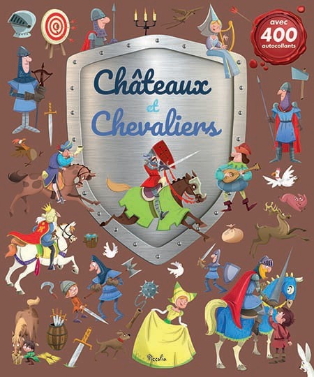 400 chateaux et chevalier stickers cover