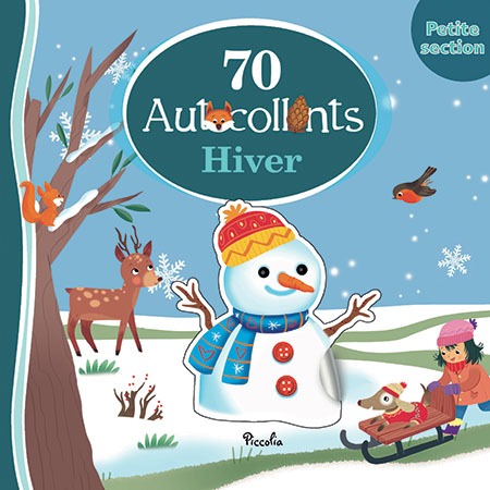Couv gommette autocol HIVER