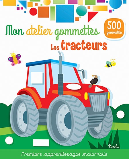 Mon atelier gommettes Tracteurs